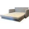 SOFA CAMA 146 MTS - PARRILLA EXTENSIBLE TELA GRIS - ALMOHADONES TELA CLARA SOFA CAMA 146 MTS - PARRILLA EXTENSIBLE TELA GRIS - ALMOHADONES TELA CLARA