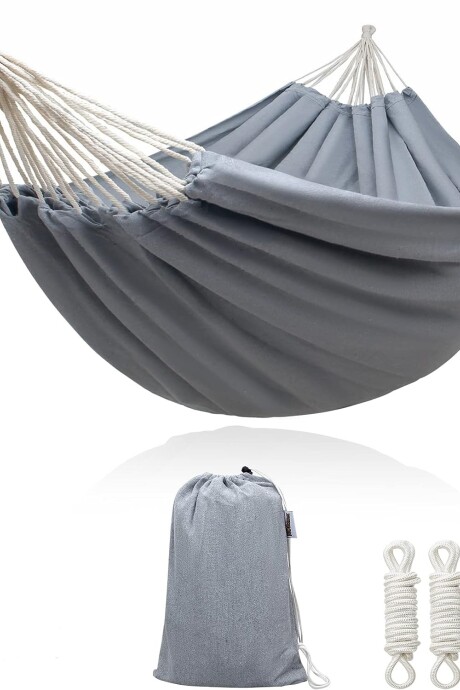 Hamaca Paraguaya 1 Plaza 200x100 Cm Gris claro