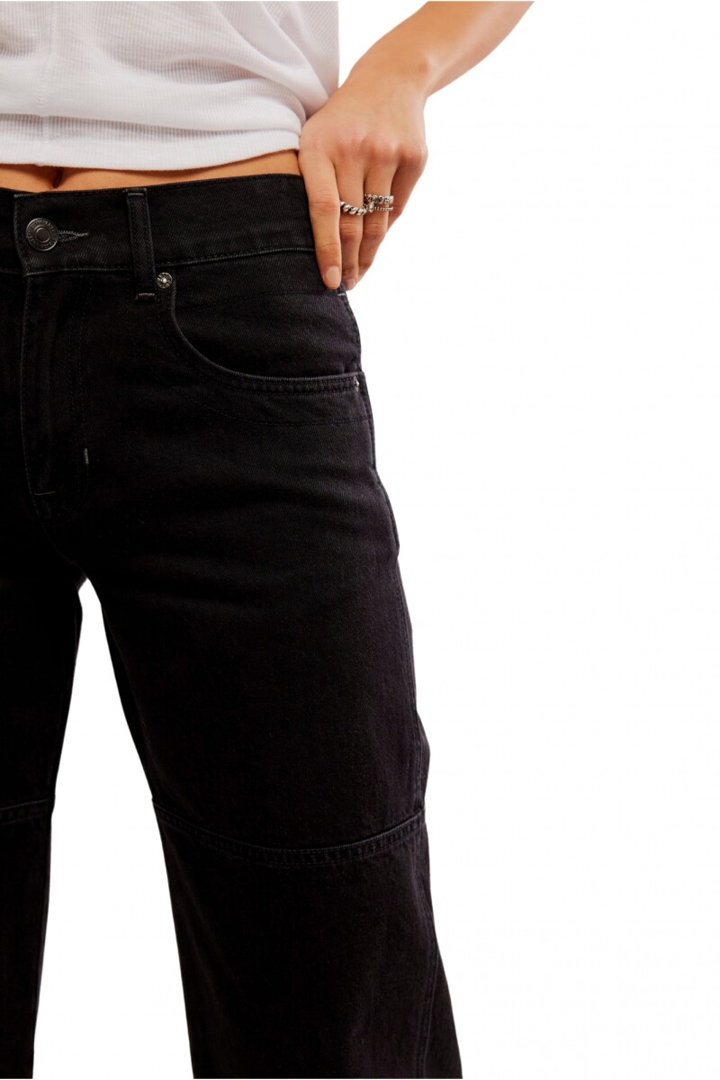 BENJI RELAXED WIDE LEG Negro