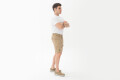 BERMUDA CARGO ANTURIO CON TAPA Beige