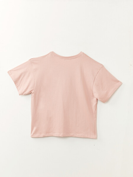 Remera pinza en hombro Rosado