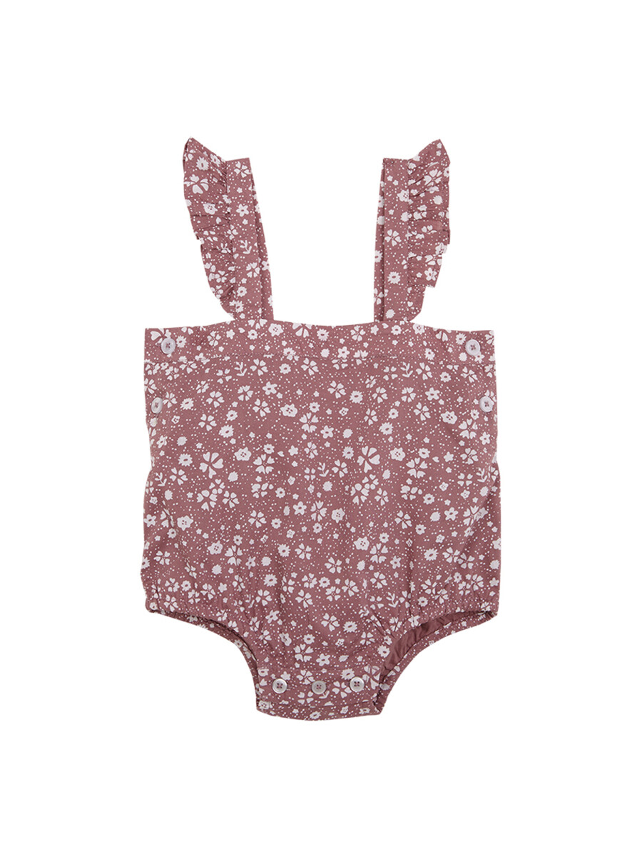 Rana Estampada Con Tirante Purpura