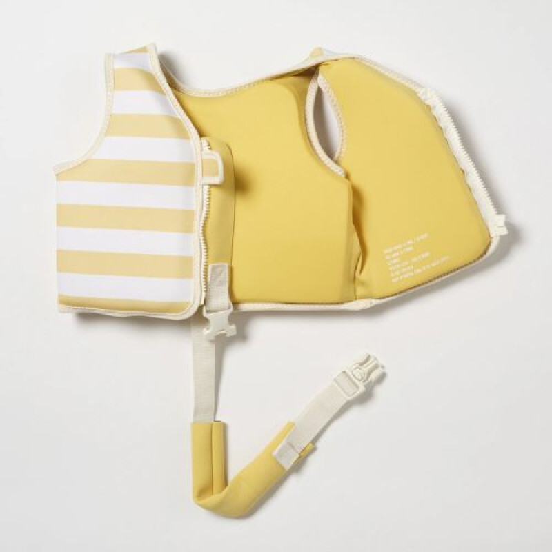 Chaleco Slavavidas Talle 2-3 años- Mustard Stripe Chaleco Slavavidas Talle 2-3 Años- Mustard Stripe