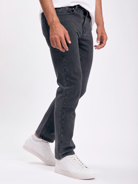 Pantalón jean clásico Gris Oscuro