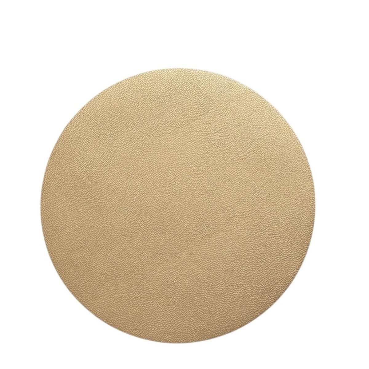 INDIVIDUAL PVC REDONDO COLOR ORO D38CM 