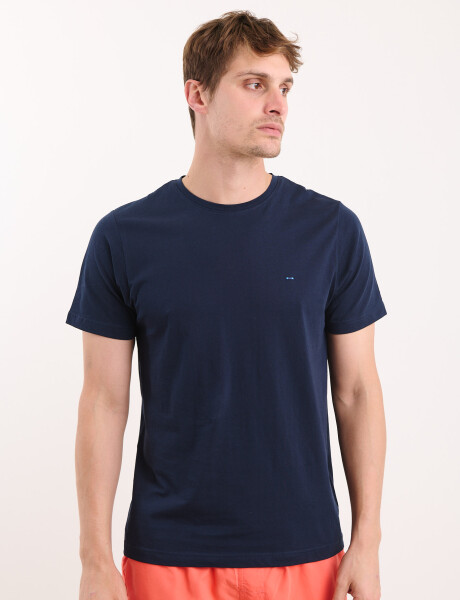 520658 T-SHIRT HARRINGTON LABEL Azul Oscuro
