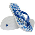 Sandalias de Mujer Havaianas Top Summer Cool Blanco - Azul
