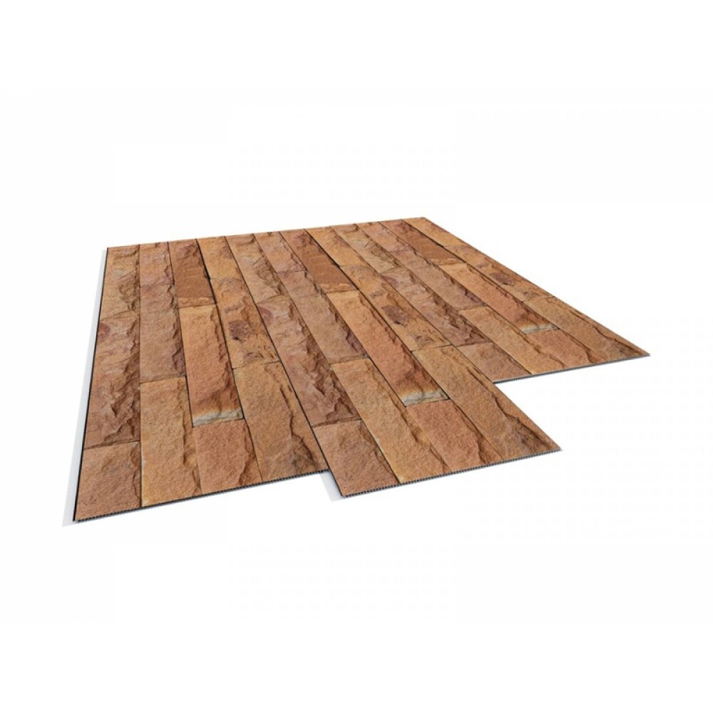 KIT PARED PVC PEDRA/FIT 4,90 M2 Kit Pared Pvc Pedra/fit 4,90 M2