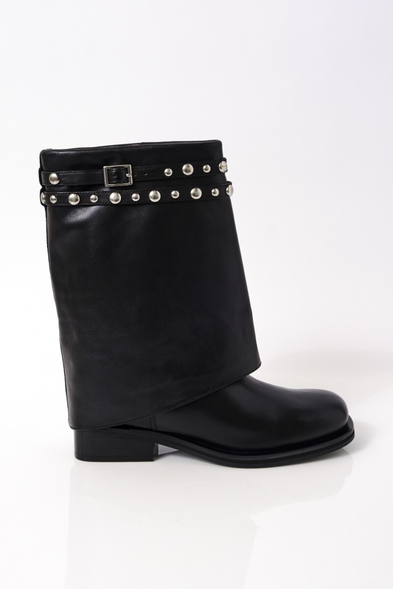 BOTA LARGA SCORPIO STUDDED Negro