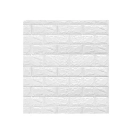 Revestimiento Adhesivo 3D Ladrillo 70x70cm BLANCO