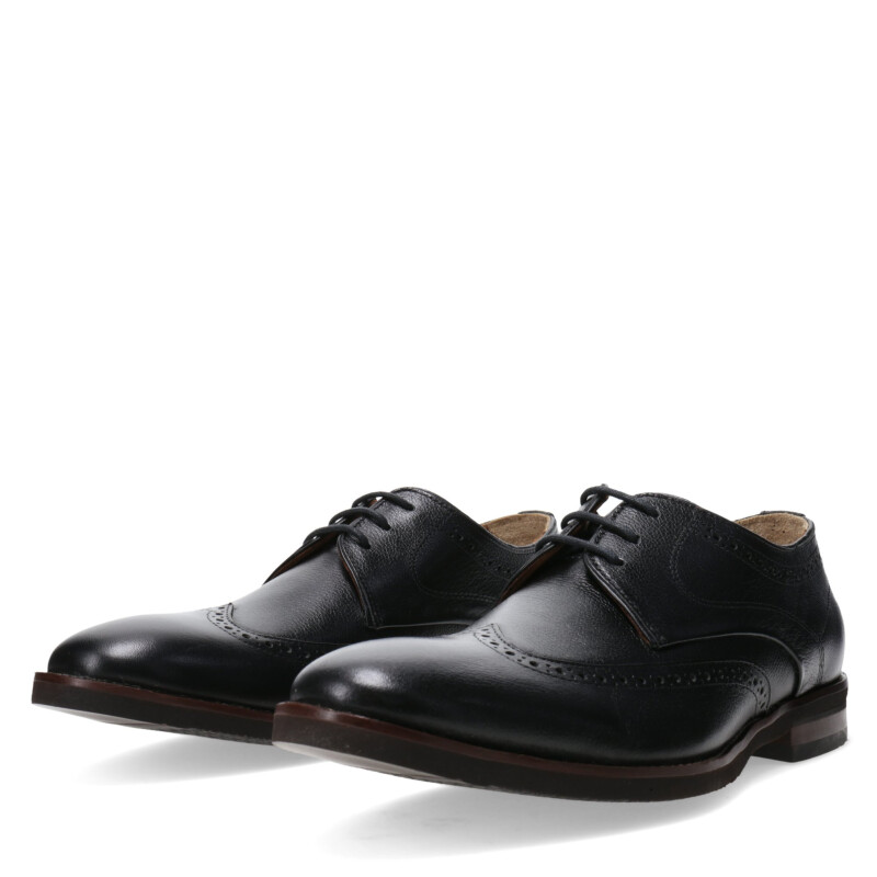 Zapatos de Hombre Democrata METROPOLITAN acordonado Negro