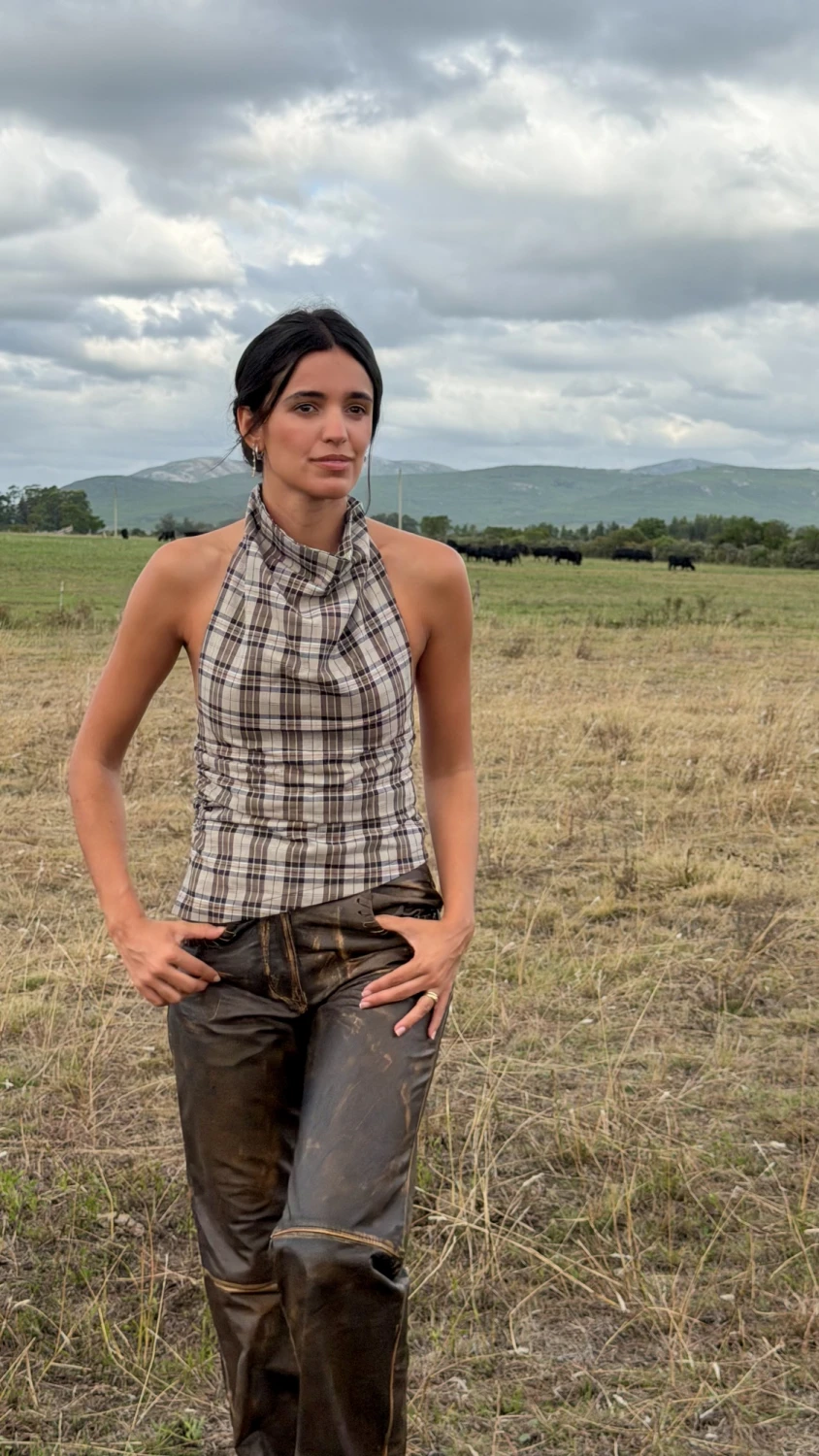 Top Arma Mortal Cuadrillé