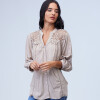 Blusa Crochet KHAKI