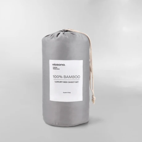 SÁBANA ORGANIC BAMBOO Gris - SUPER KING