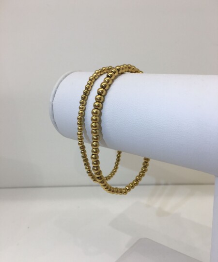 PULSERA FRAN 4MM GOLD