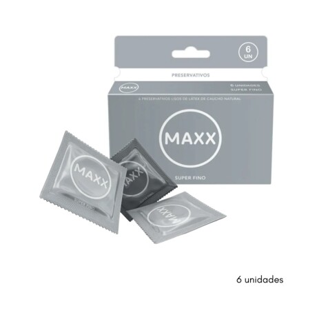 Maxx preservativos x6 Super Fino