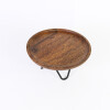 BANDEJA RED MARRON COMB C/SOPORTE 20X10CM Unica