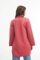 Kimono capitoneado rosa viejo