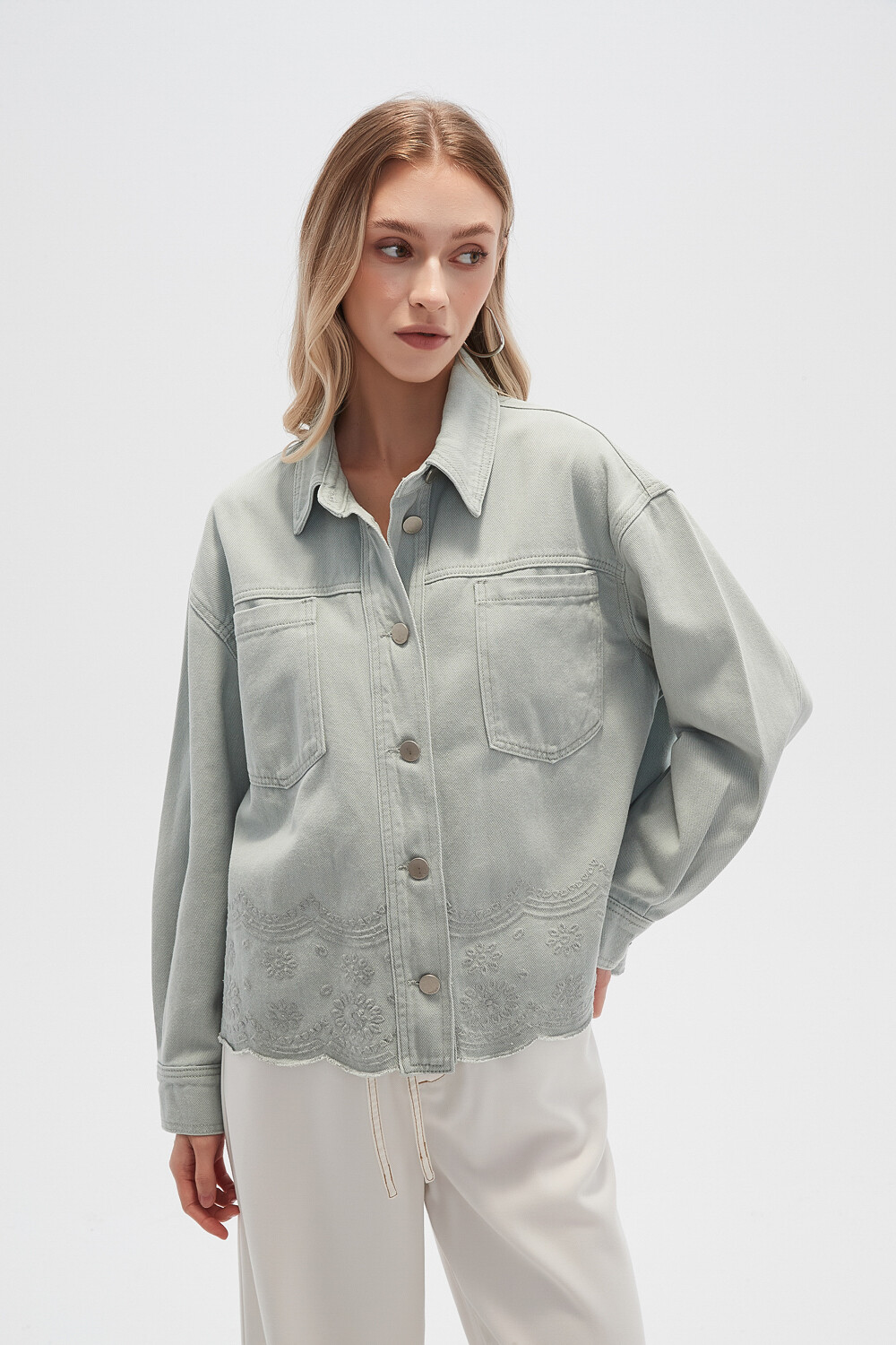 Campera Bimes Verde Azulado