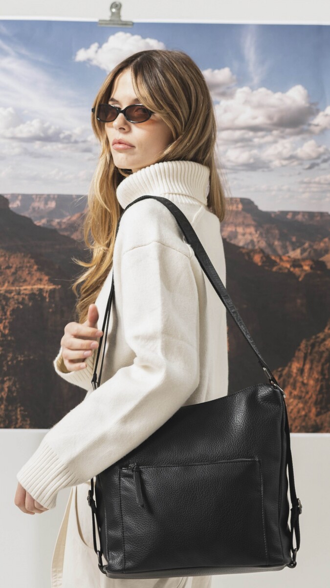 CARTERA MOCHILA KELLY - NEGRO 