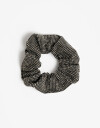 Skunzies Strass Scrunchie Con Strass - Plateado Hematite