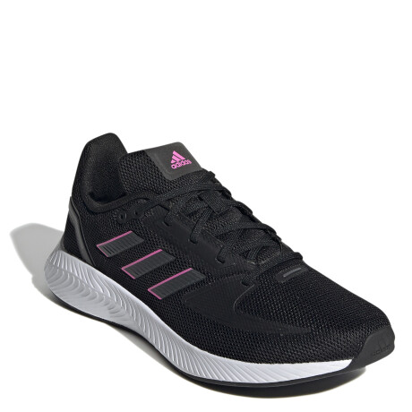 Championes de Mujer Adidas Run Falcon 2.0 Negro - Rosado