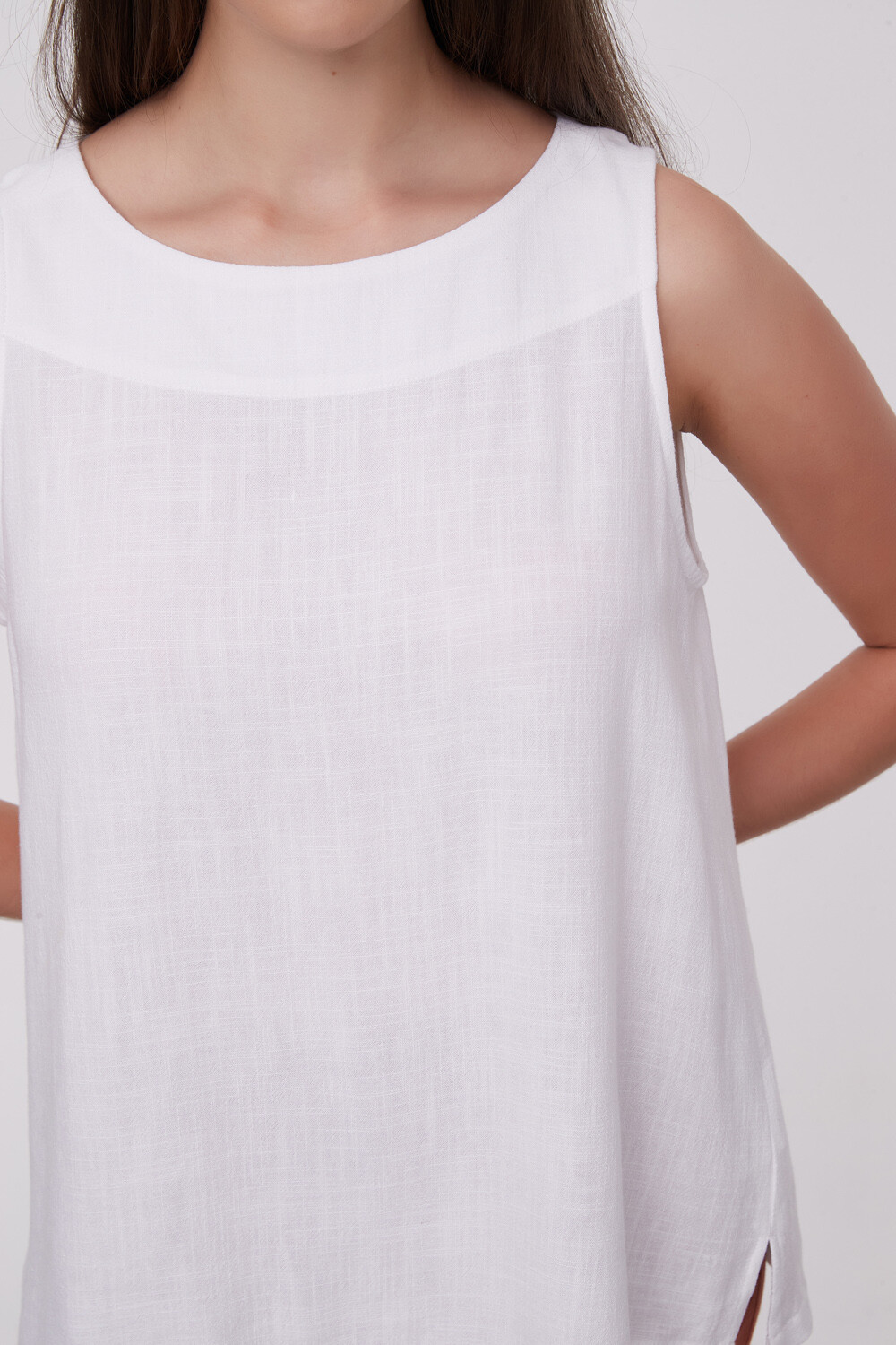 Musculosa Peder Marfil / Off White