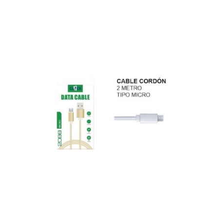 Cable de Datos Click Cordón USB a Micro 2M 001