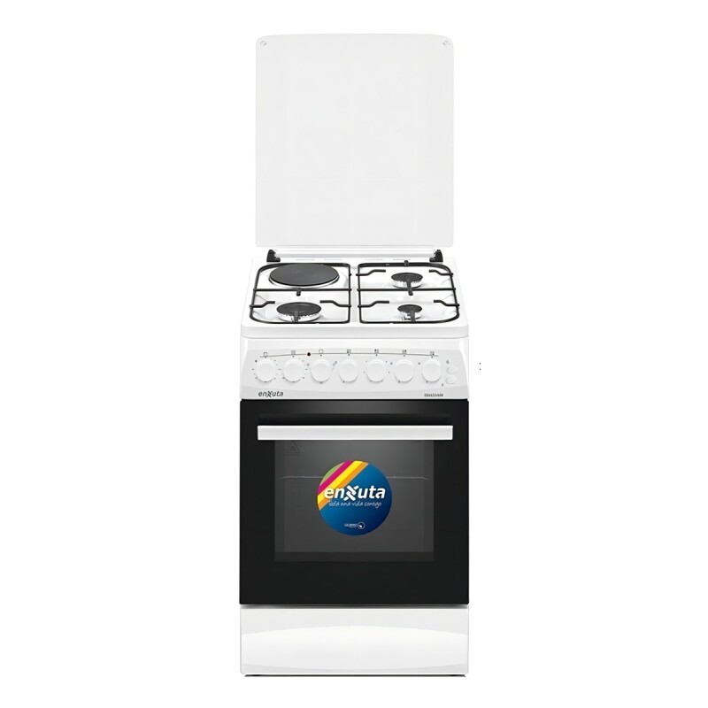 Cocina Enxuta CENX5546 Combinada 3h y 1d Blanca Cocina Enxuta Cenx5546 Combinada 3h Y 1d Blanca