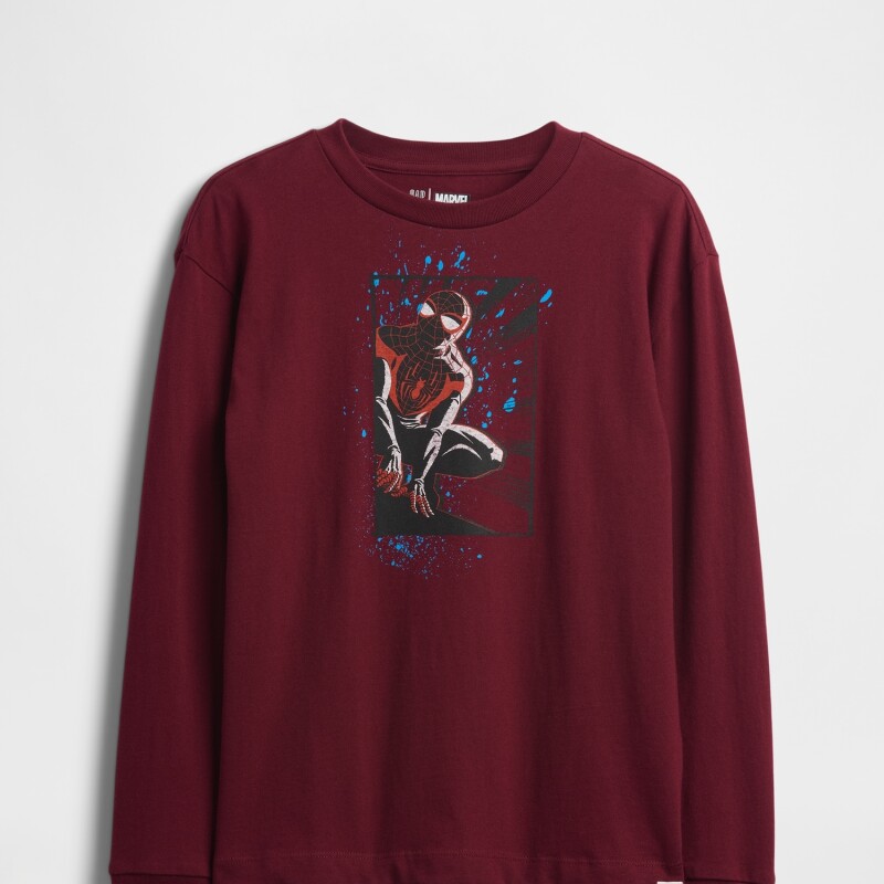 FR MVL LS GRAPHIC TEE RED DELICIOUS