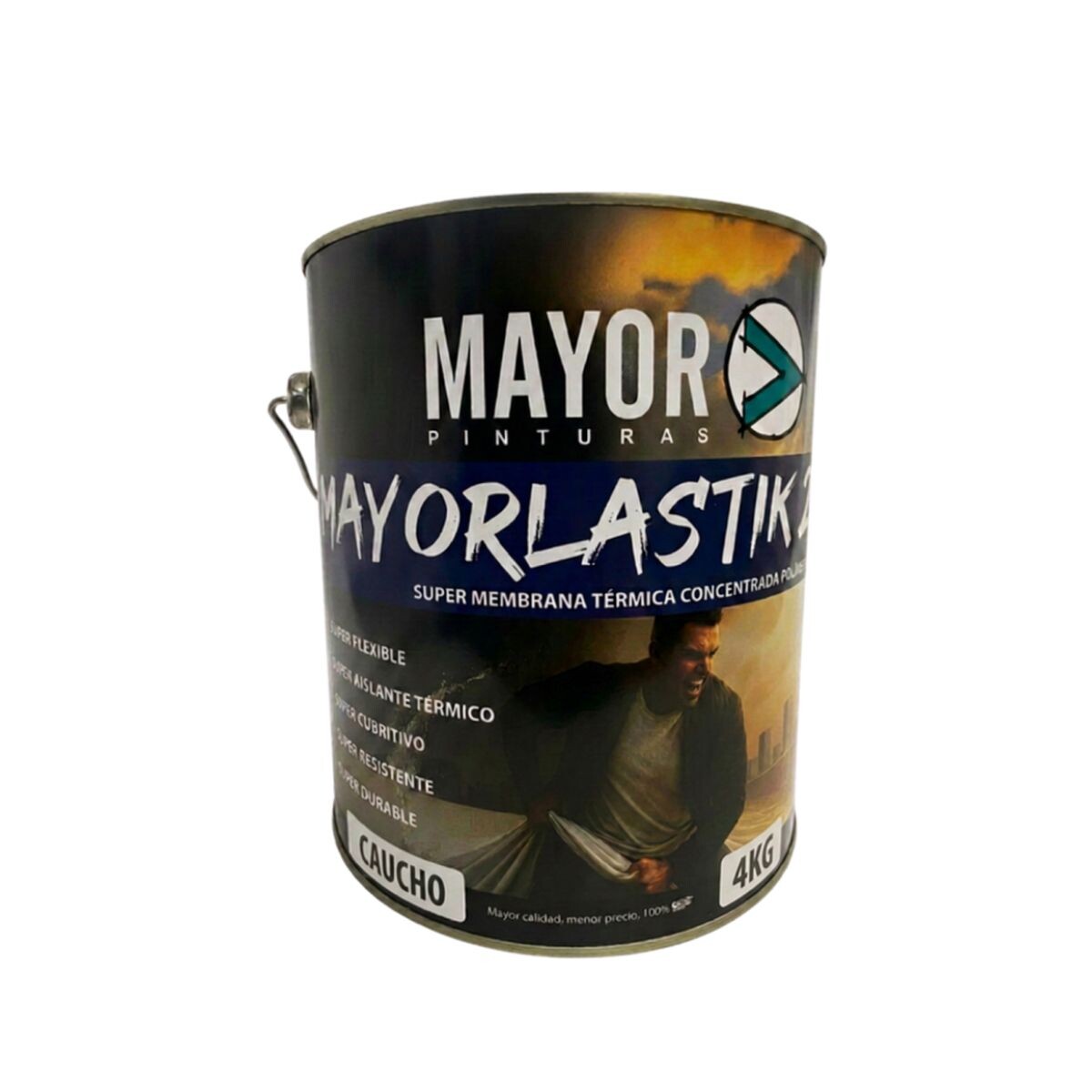 MAYORLASTIK 24/7 CAUCHO 4KG Mayorlastik 24/7 Caucho 4kg