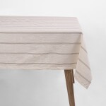 Mantel 175x250 Tusor Soft Rayas Beige