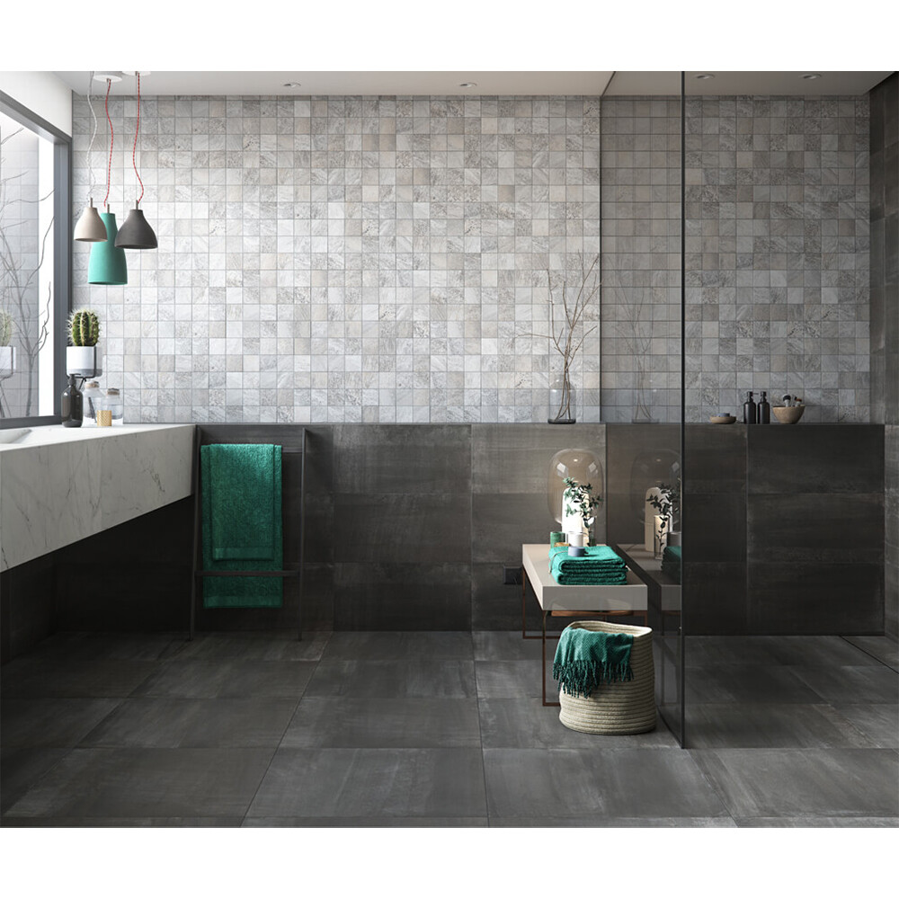 PORCELANATO OSLO ANTRACITE AC "2ª" 60X60 CM Porcelanato Oslo Antracite Ac "2ª" 60x60 Cm