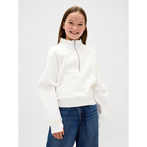 VTG SOFT 1/4 ZIP KANGA PO NEW OFF WHITE