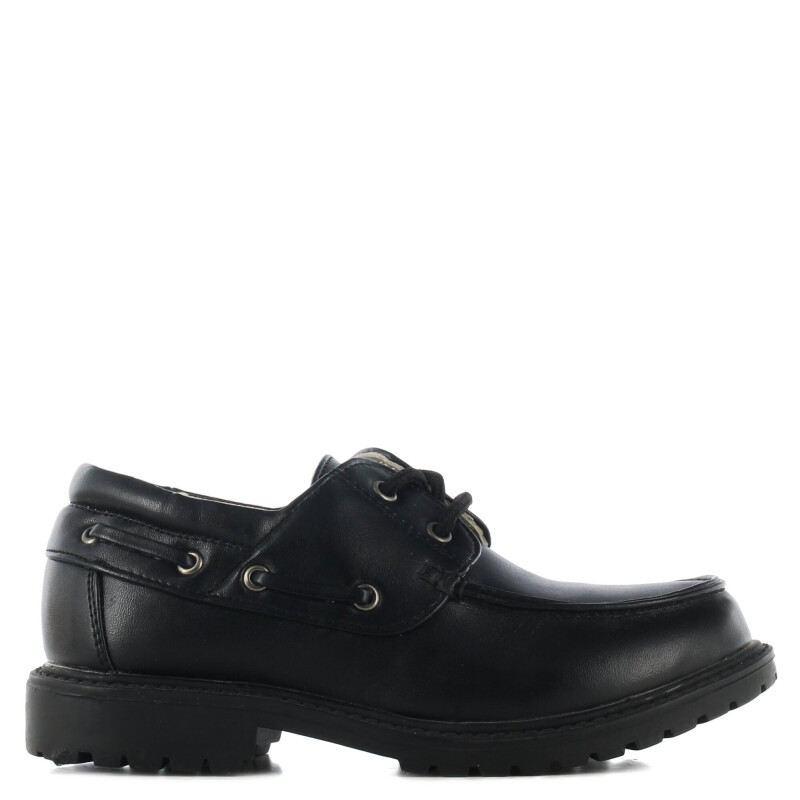 Zapatos Infantiles Croco Kids Colegial Negro