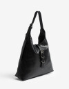 Saca Cartera Formato Hobo Negra - Negro
