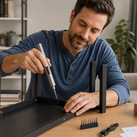Set de destornillador de precisión eléctrico Gris