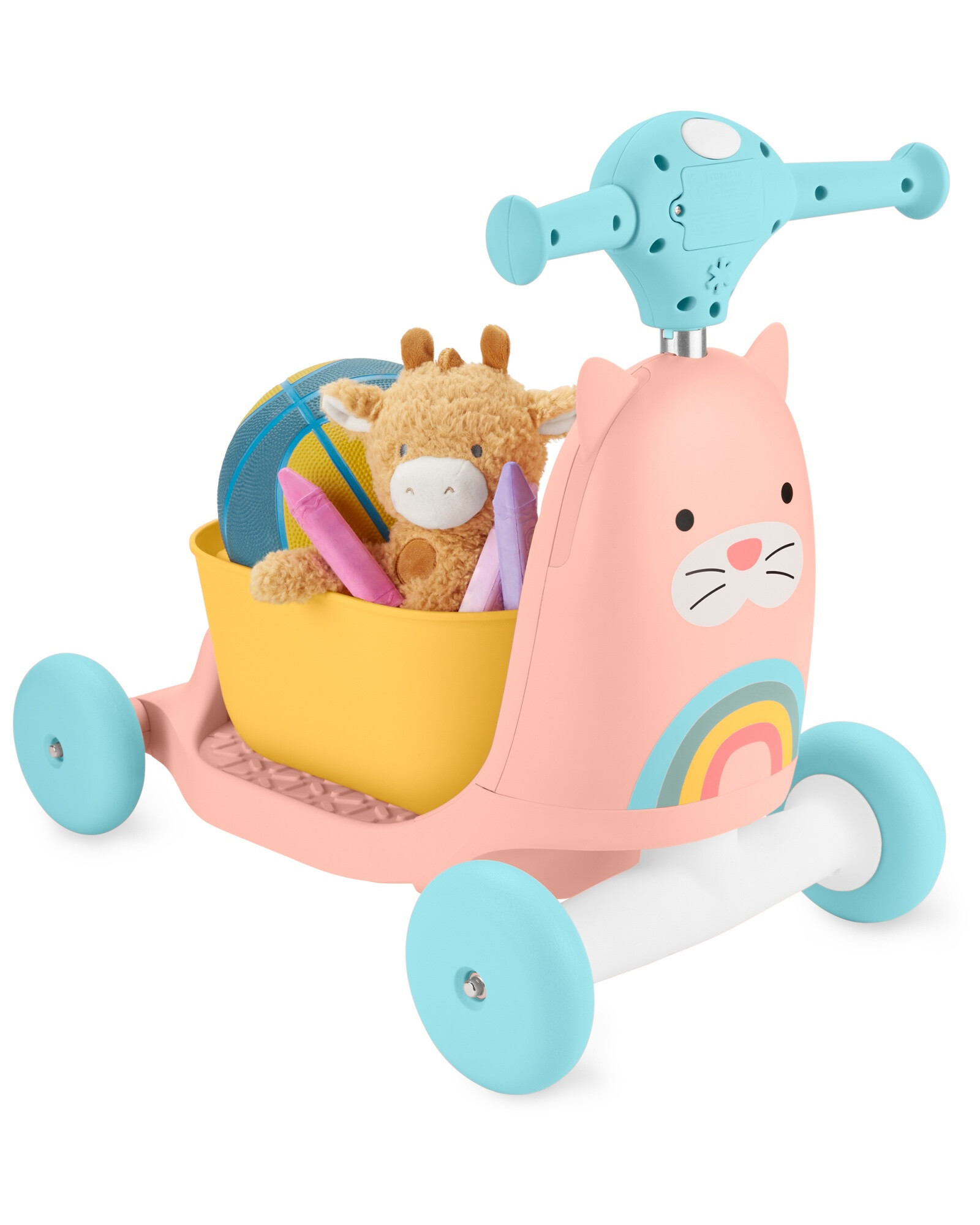 Andador, buggy y monopatín 3 en 1, diseño gato Andador, buggy y monopatín 3 en 1, diseño gato