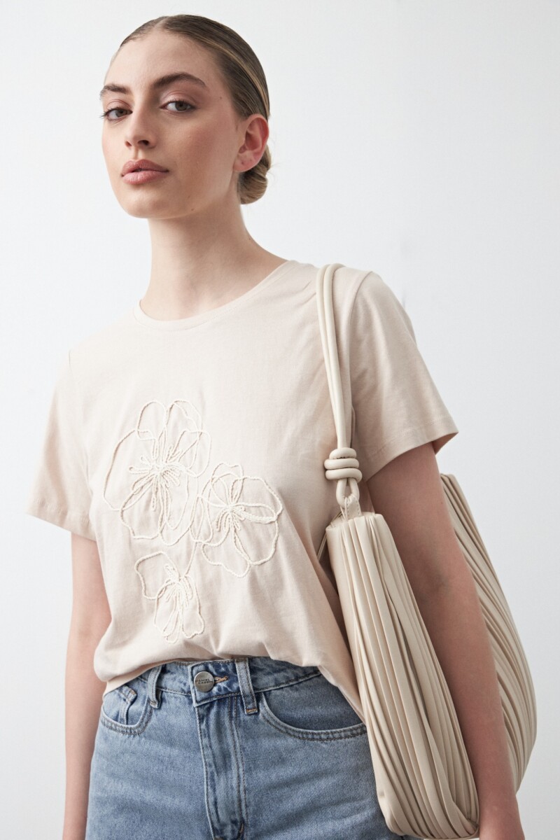 REMERA DALIA - Tostado 