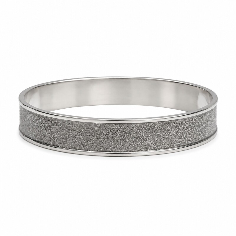 Esclava rayada con borde -Plata 925-Sin piedra-ES3014 sinpiedra