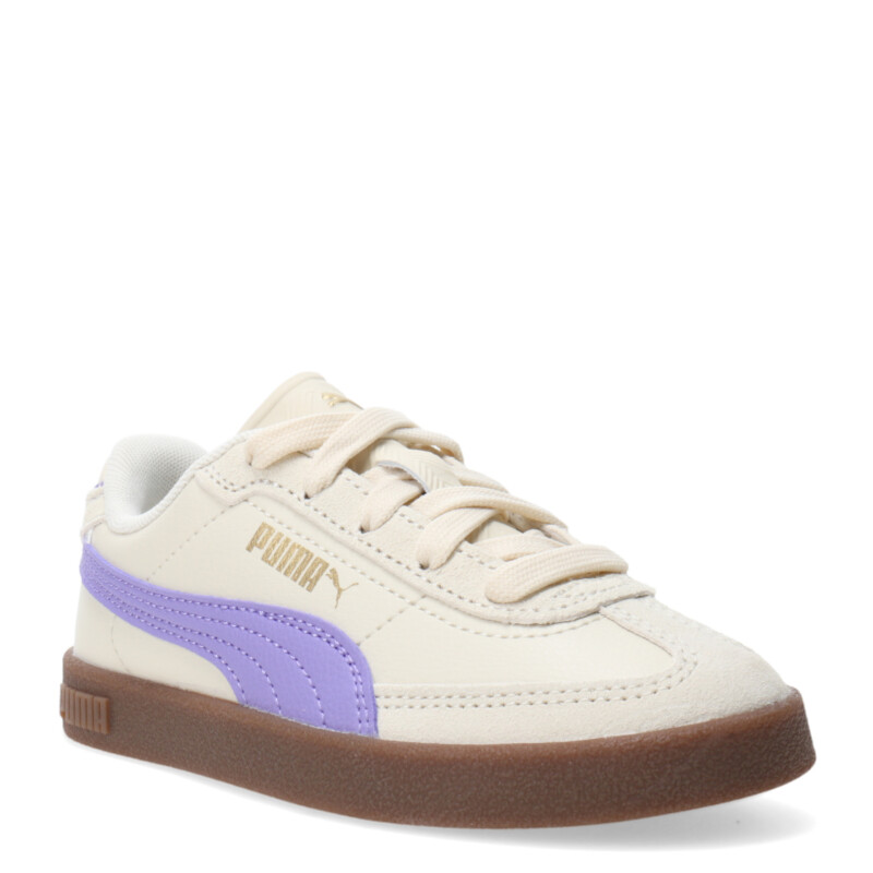 Championes Infantiles Puma Club II Era Beige Natural - Lavanda