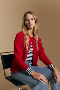 CARDIGAN JUSTIN Rojo