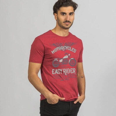 T-Shirt Print Easy Red