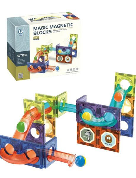 Set de Bloques Magnéticos Dige Marble Run Set 40 Piezas Set de Bloques Magnéticos Dige Marble Run Set 40 Piezas