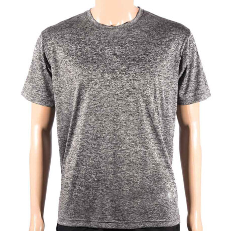 Camiseta Dry Fit Jaspeada Negro