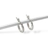 Caravanas Aros-Plata 925-Sin piedra-CA3657 Sinpiedra