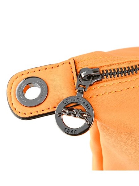 Longchamp -Cartera de cuero plegable, Le pliage cuir Mostaza