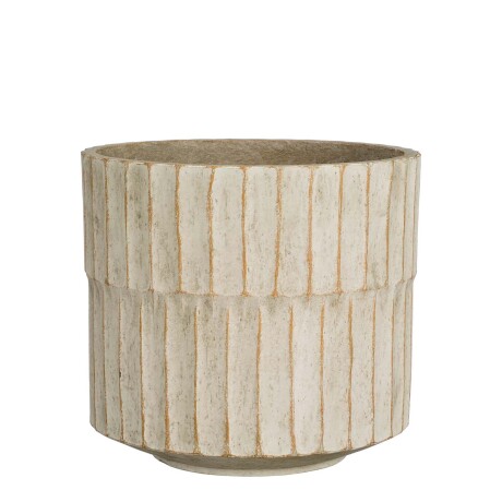 MACETA SMALL CEMENTO NATURAL-BEIGE APIRO