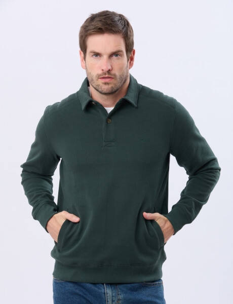 BUZO POLO DE FELPA Verde