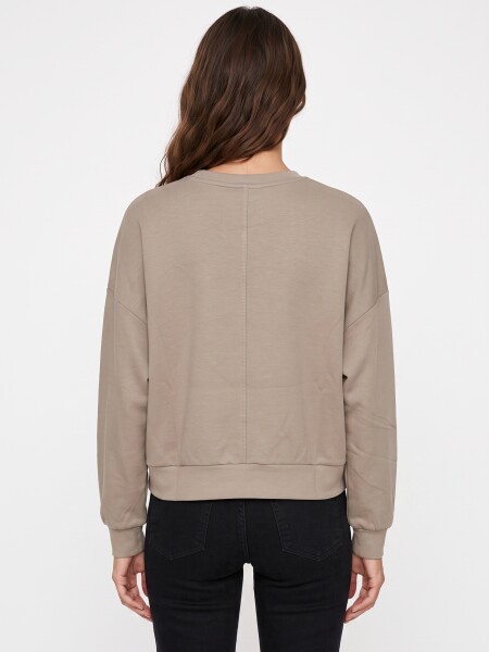 BUZO MOA BEIGE MELANGE